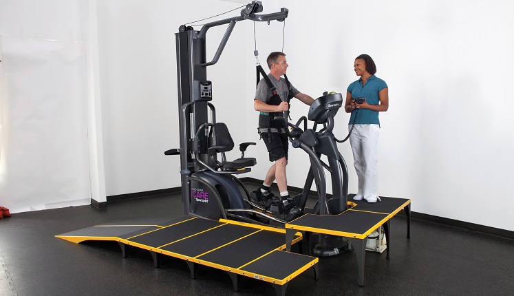 entrenamiento de la marcha en lesión medular con sistema iCare en neurorrehabilitación