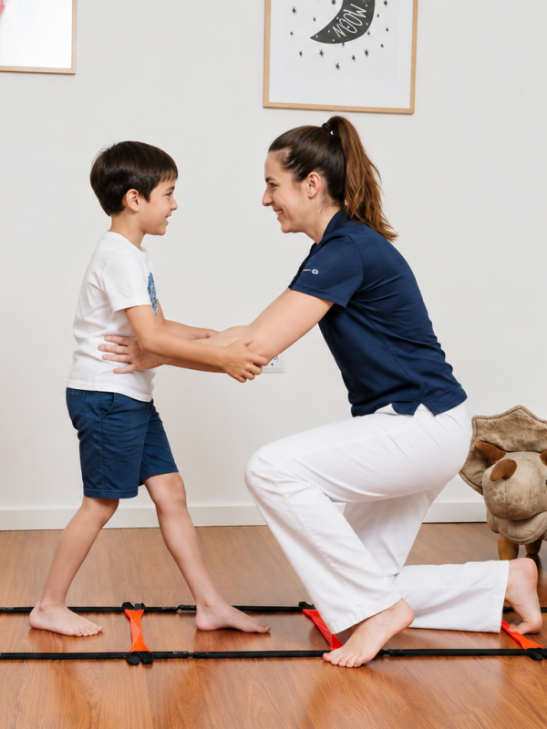 Fisioterapia neurológica infantil en Neurobase Jaén para trabajar la marcha y el control motor